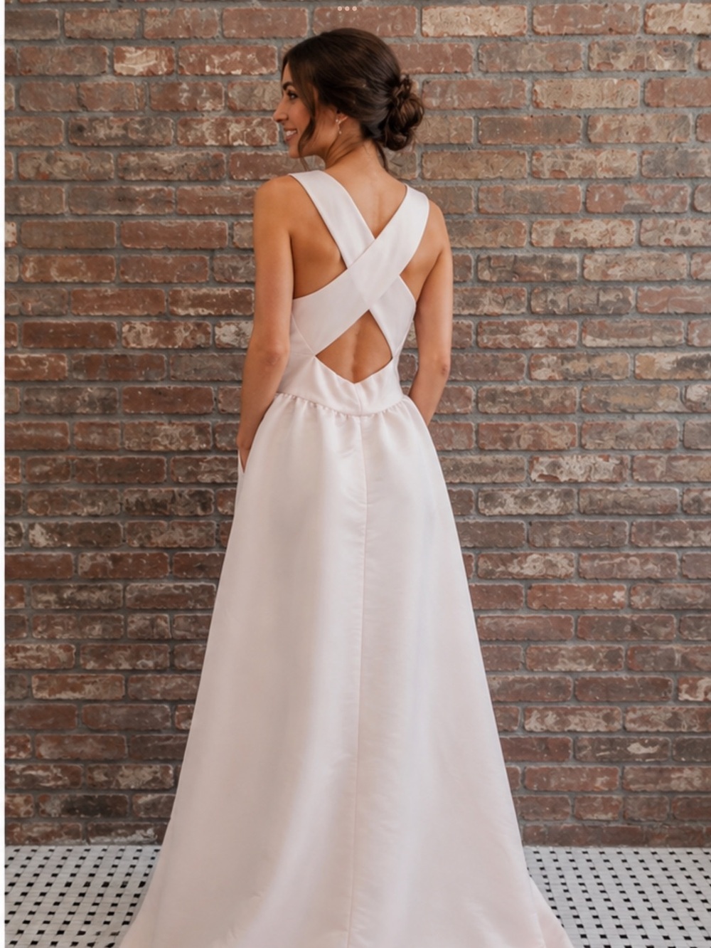 New with tag Amsale Blush Pink (prom, wedding, gala) dress in size 22